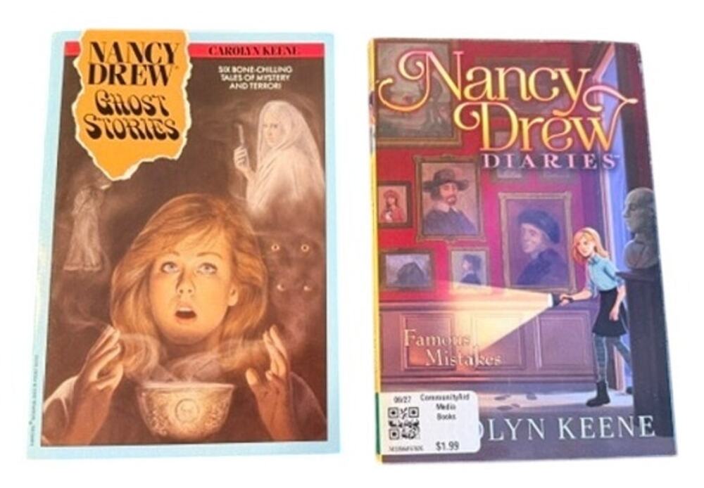 Nancy Drew Ghost Stories & Diaries Famous Mistakes PB Book Lot Carolyn Keene